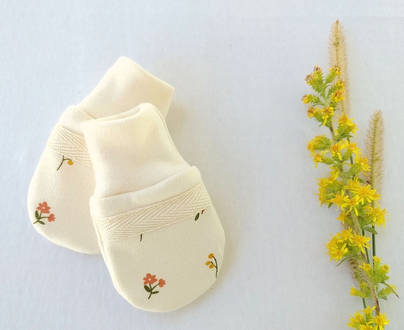 organic baby mittens