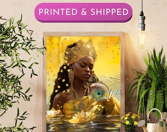 Oshun Art Print: African Goddess of Love, Beauty, and Abundance