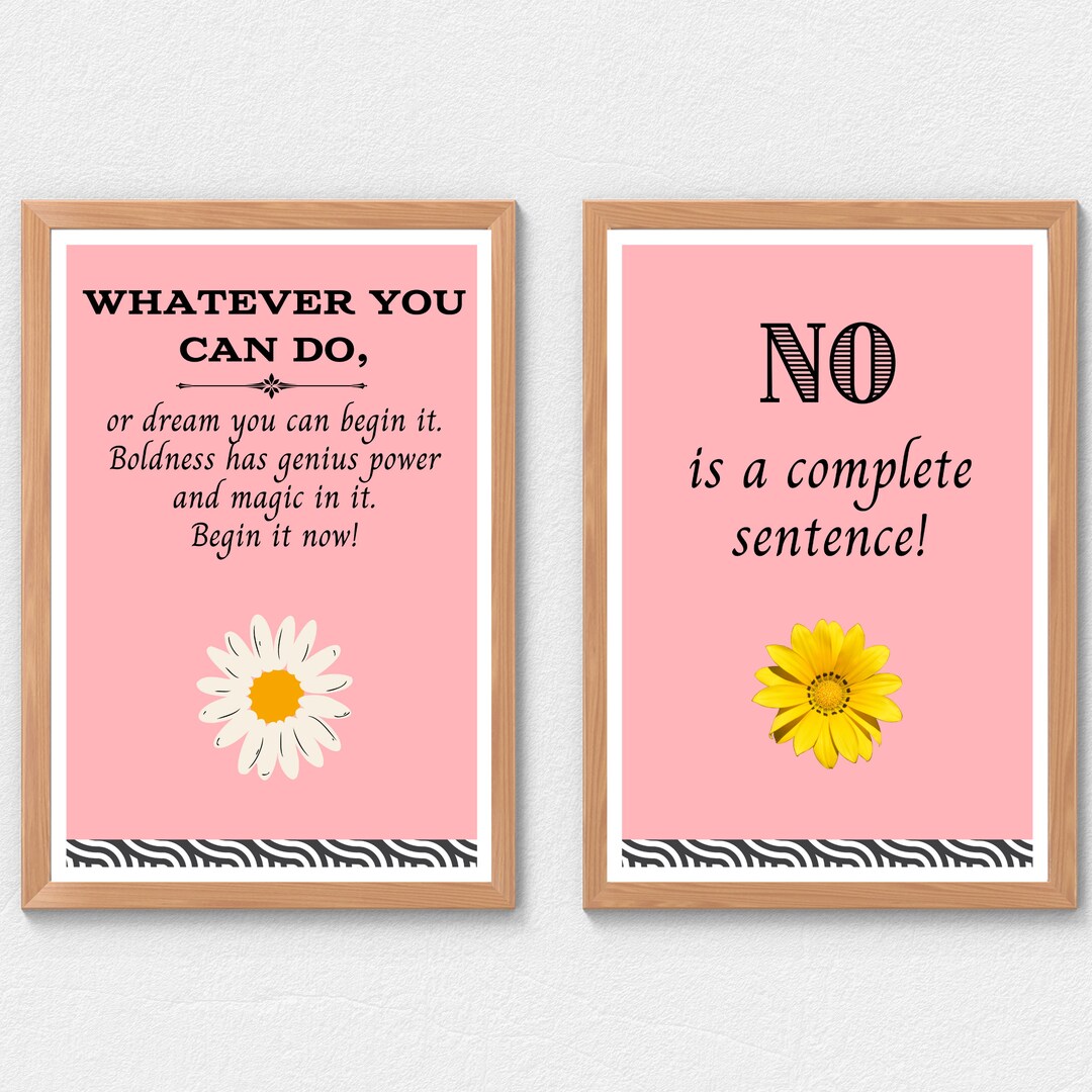 Inspirational Motivational, Quote Wall Art, Uplifting Quotes, Feminist, Pink, Printable Art