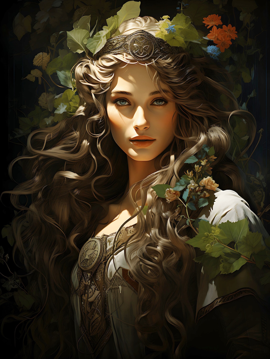 Aine Celtic Goddess Art Print: Irish Summer Fertility (digital Download ...