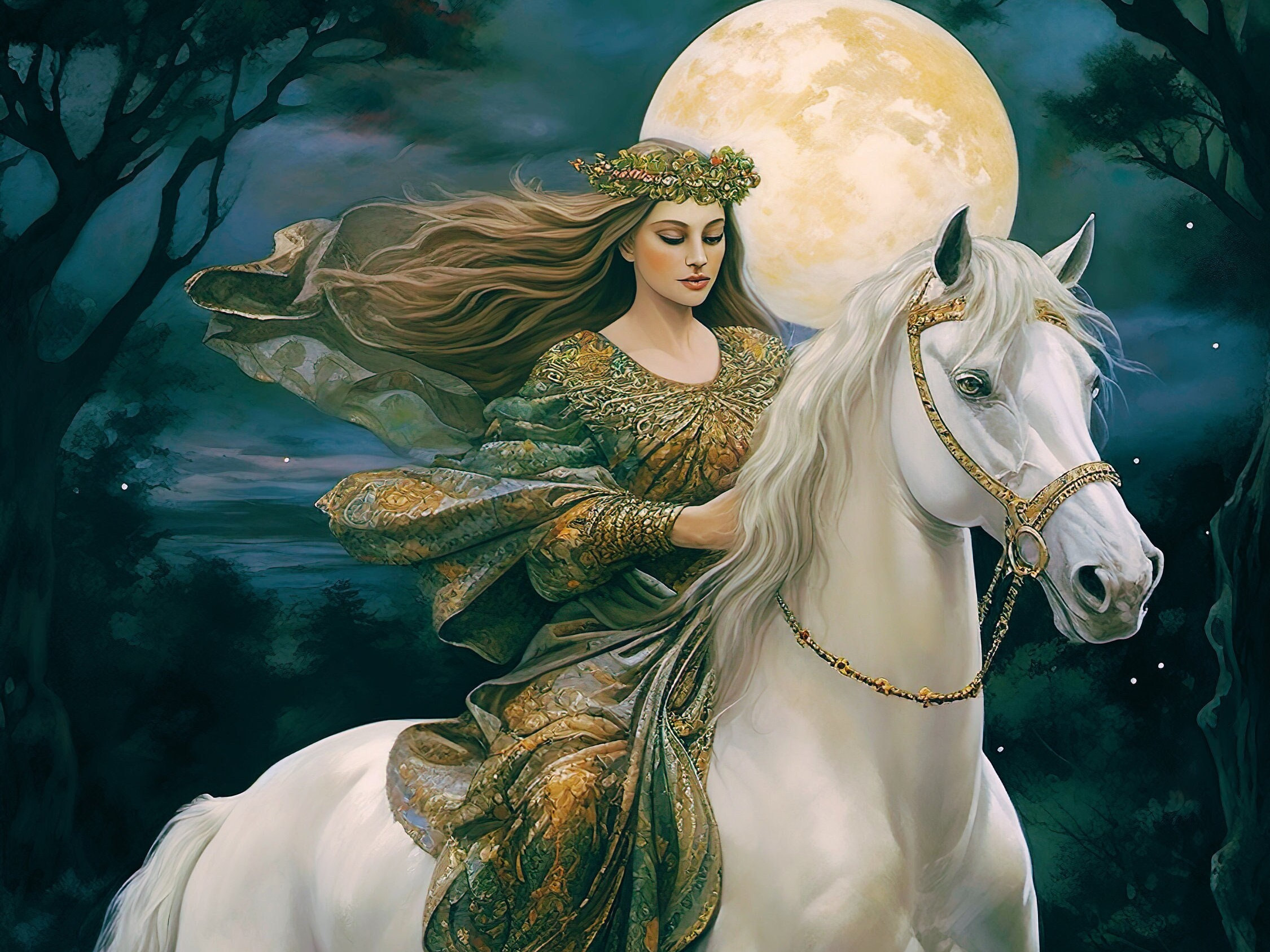 Celtic Goddess Rhiannon