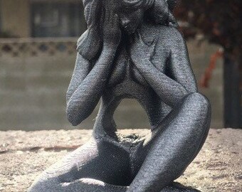 Bereavement Sculpture Empty Belly for child or pregnancy loss- Miscarriage Mother Child Father Child (unPAINTED Choose Your Size)