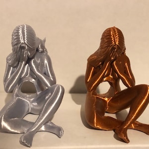 Bereavement Sculpture for child or pregnancy loss- Miscarriage Mother Child Father Child UNPAINTED for Sandtray and Sandplay