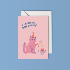 Feestkat! - Verjaardagskaart