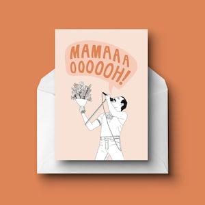 Freddie Mama - Boho Rhapsody Moederdag/Moeder's verjaardagskaart