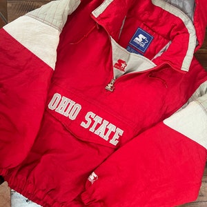 Vintage 90s Ohio State Starter Jacket Pullover Etsy UK