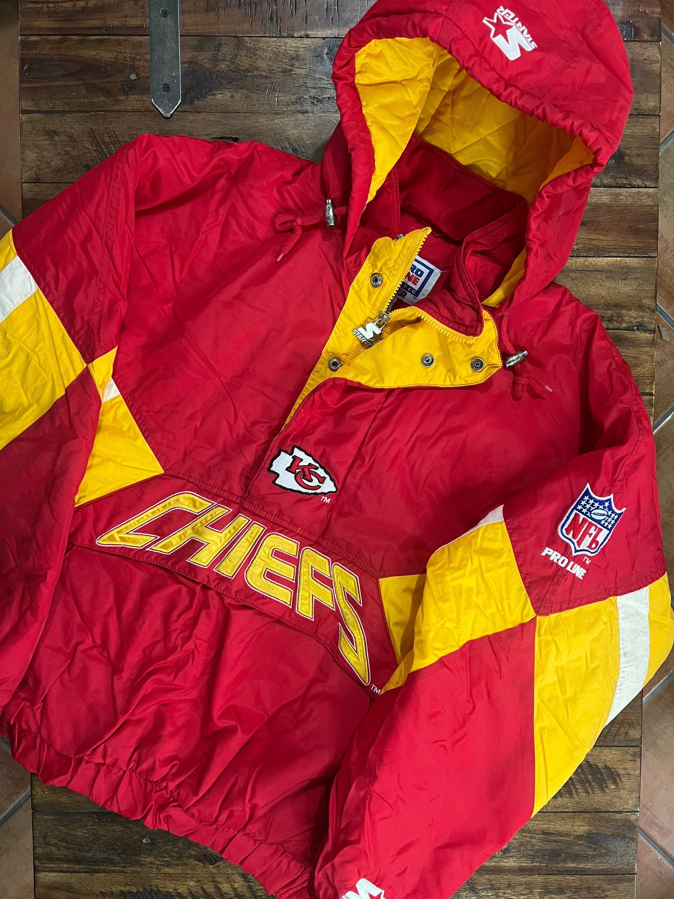 Vintage 90s Logo Athletic Color Splash Kansas City Chiefs Full Zip