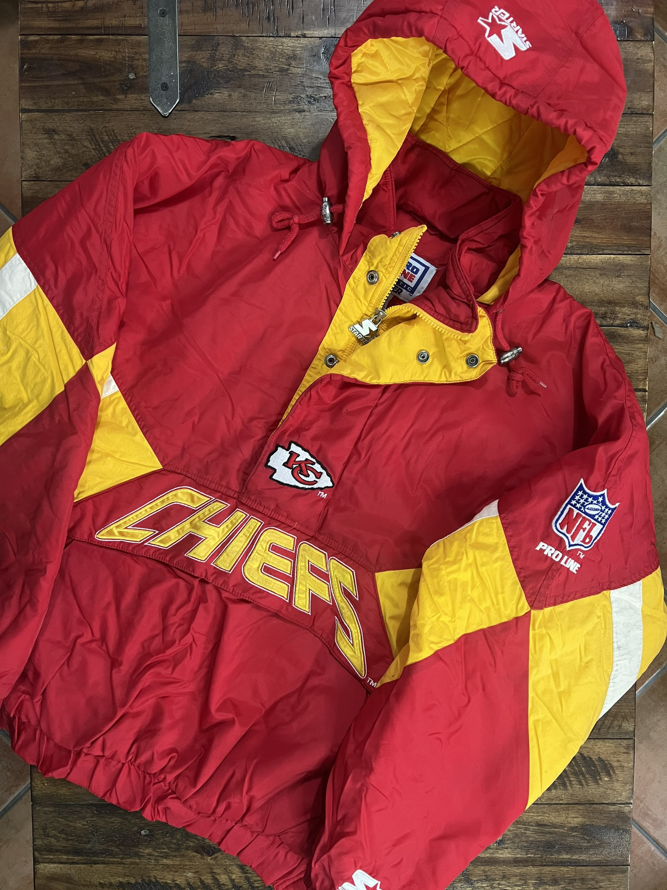 Vintage 90s Logo Athletic Color Splash Kansas City Chiefs Full Zip