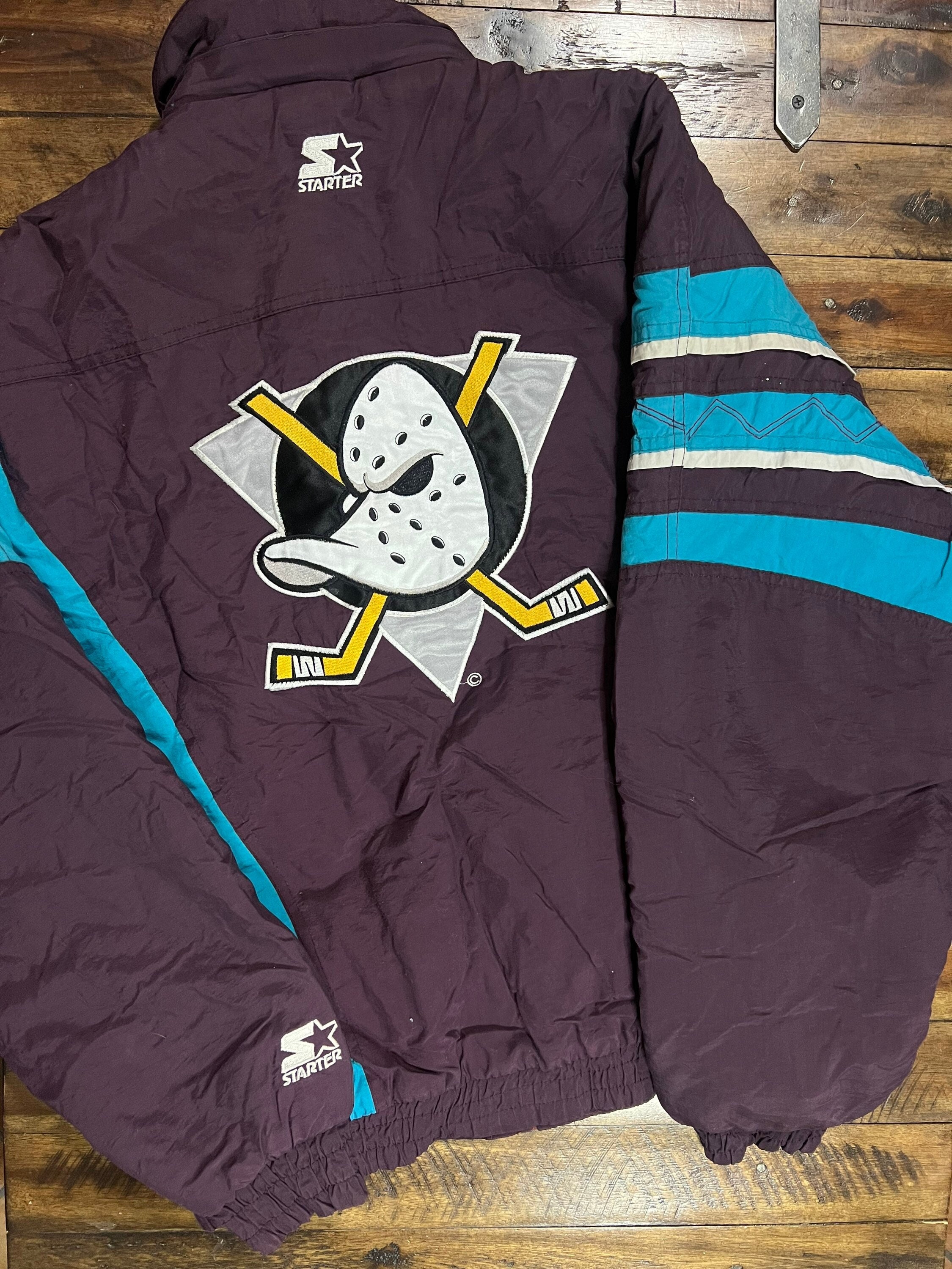 Vintage 90s Anaheim Mighty Ducks Starter Jacket 