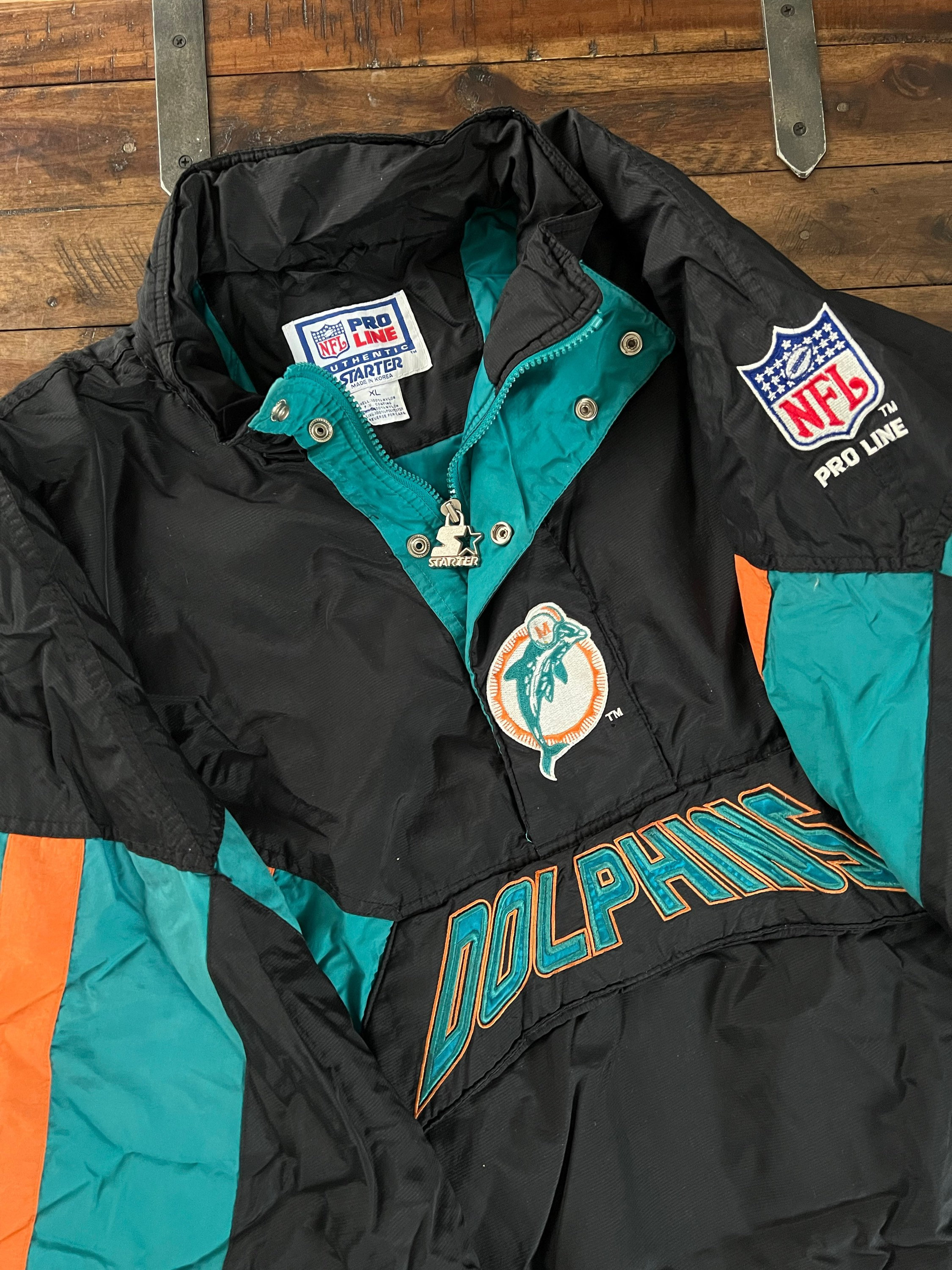 Vintage Jeff Hamilton / Miami Dolphins / Dan Marino Bomber Jacket