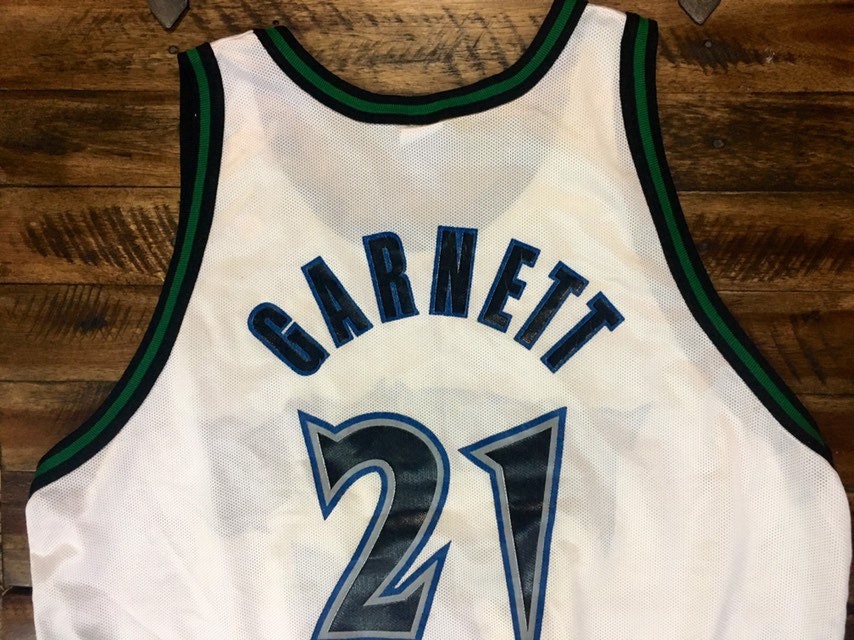 Minnesota Timberwolves Kevin Garnett #21 Vintage Starter NBA Basketball  jersey