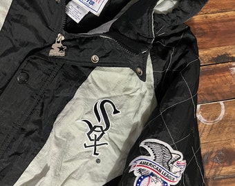 Vintage 90s Chicago White Sox Starter Jacket Etsy