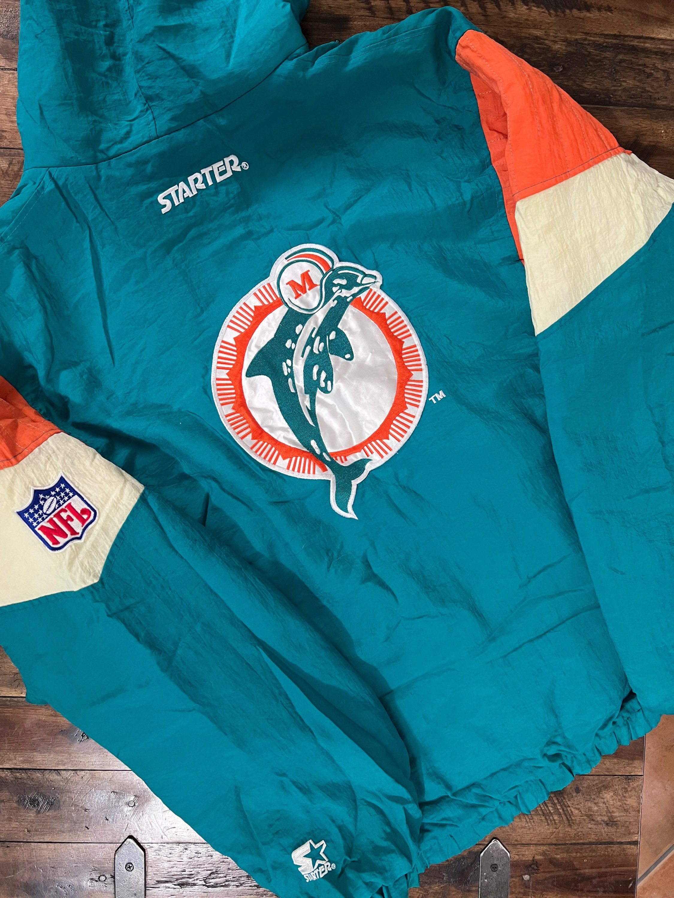 Miami Dolphins Starter Jacket Vintage 90s - Tarks Tees