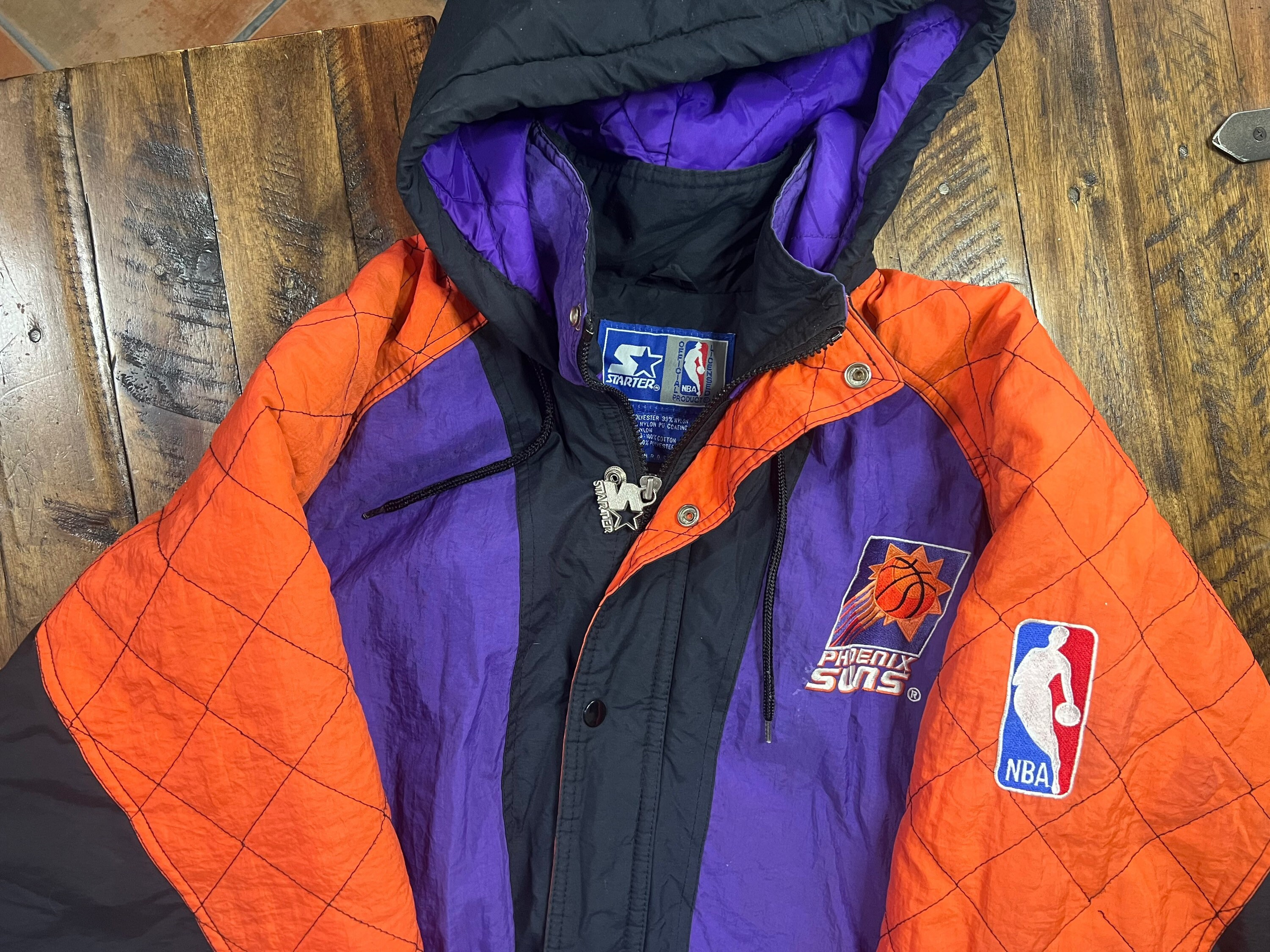 Vintage Phoenix Suns Starter Jacket With Hood