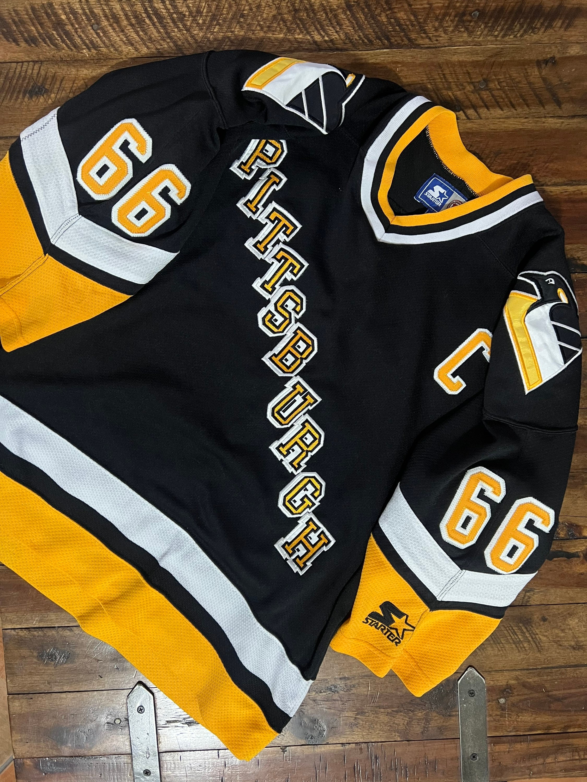 Pittsburgh Penguins Shirt Mens 4XL CCM NHL Hockey Short Sleeve