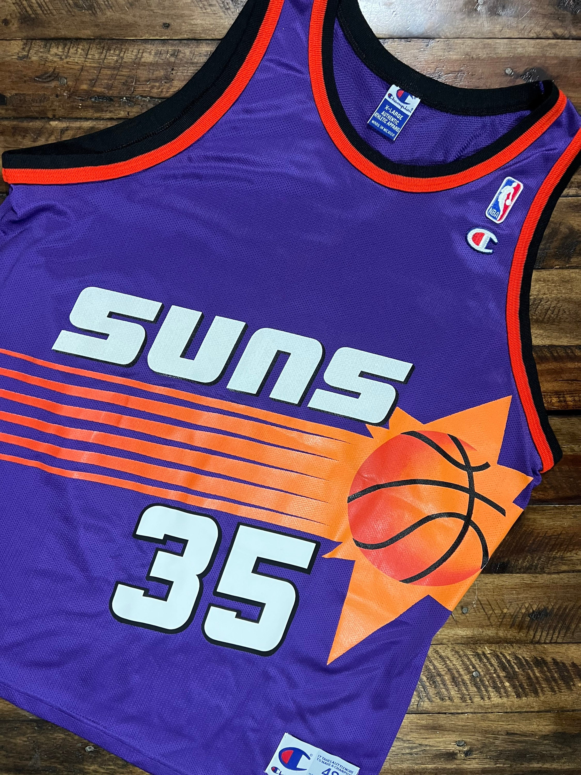 Vintage Charles Barkley Phoenix Suns Champion Jersey 90s NBA Basketball –  For All To Envy