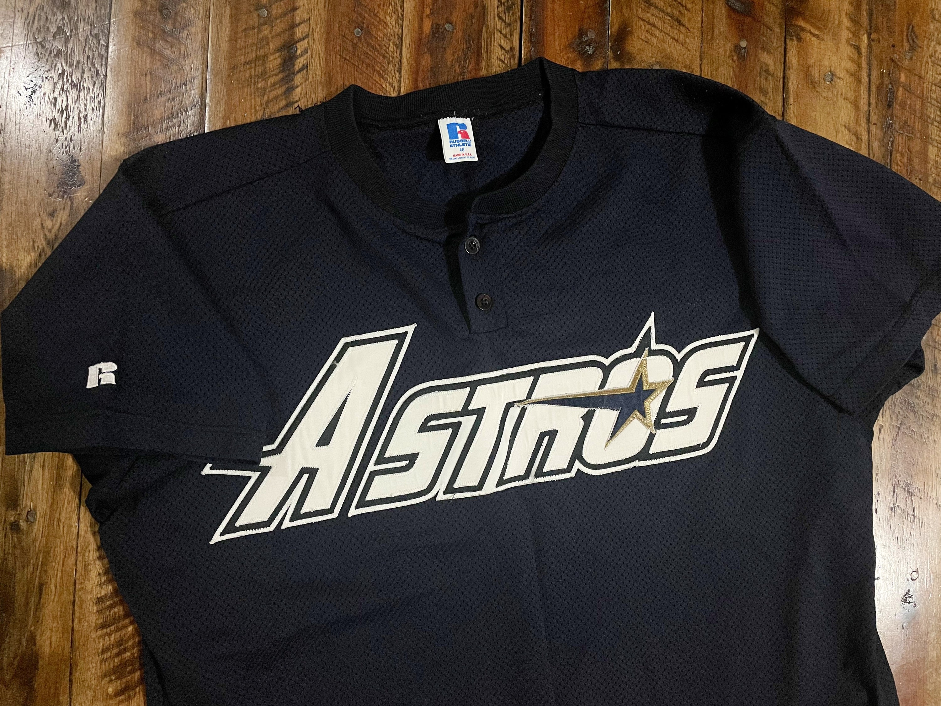 Vintage 90s Houston Astros Authentic Mesh Jersey 