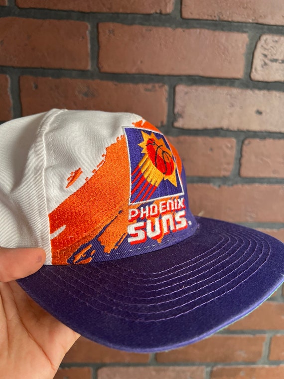 Buy Vintage 90s Phoenix Suns Logo Athletic Reverse Splash Snapback