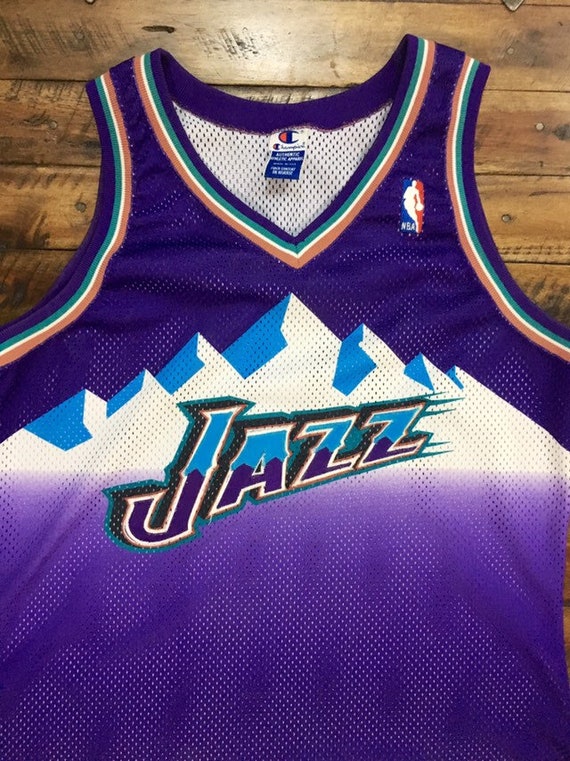 vintage utah jazz jersey