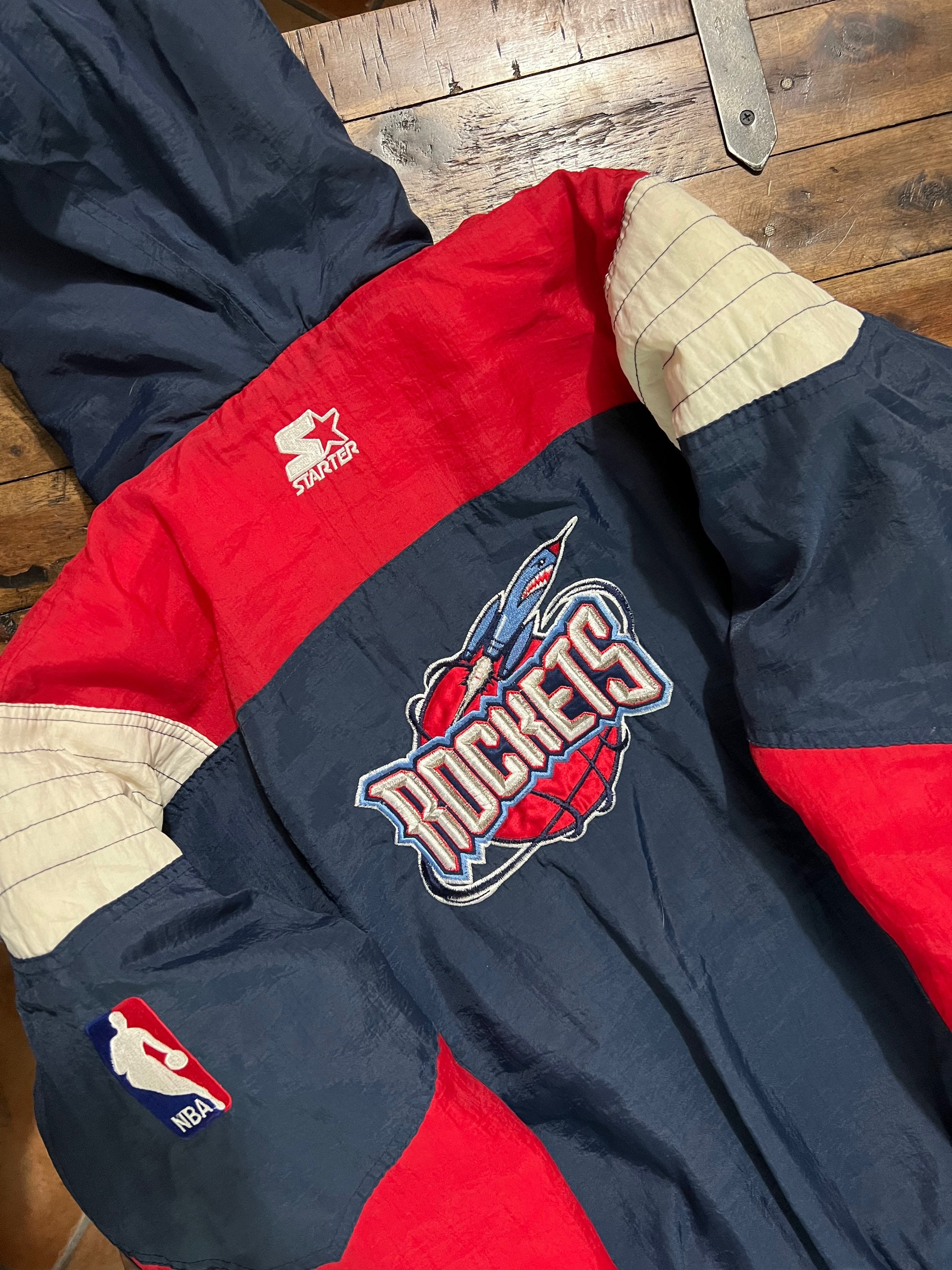 STARTER, Jackets & Coats, Soldvintage Nba Houston Rockets Starter Jacket