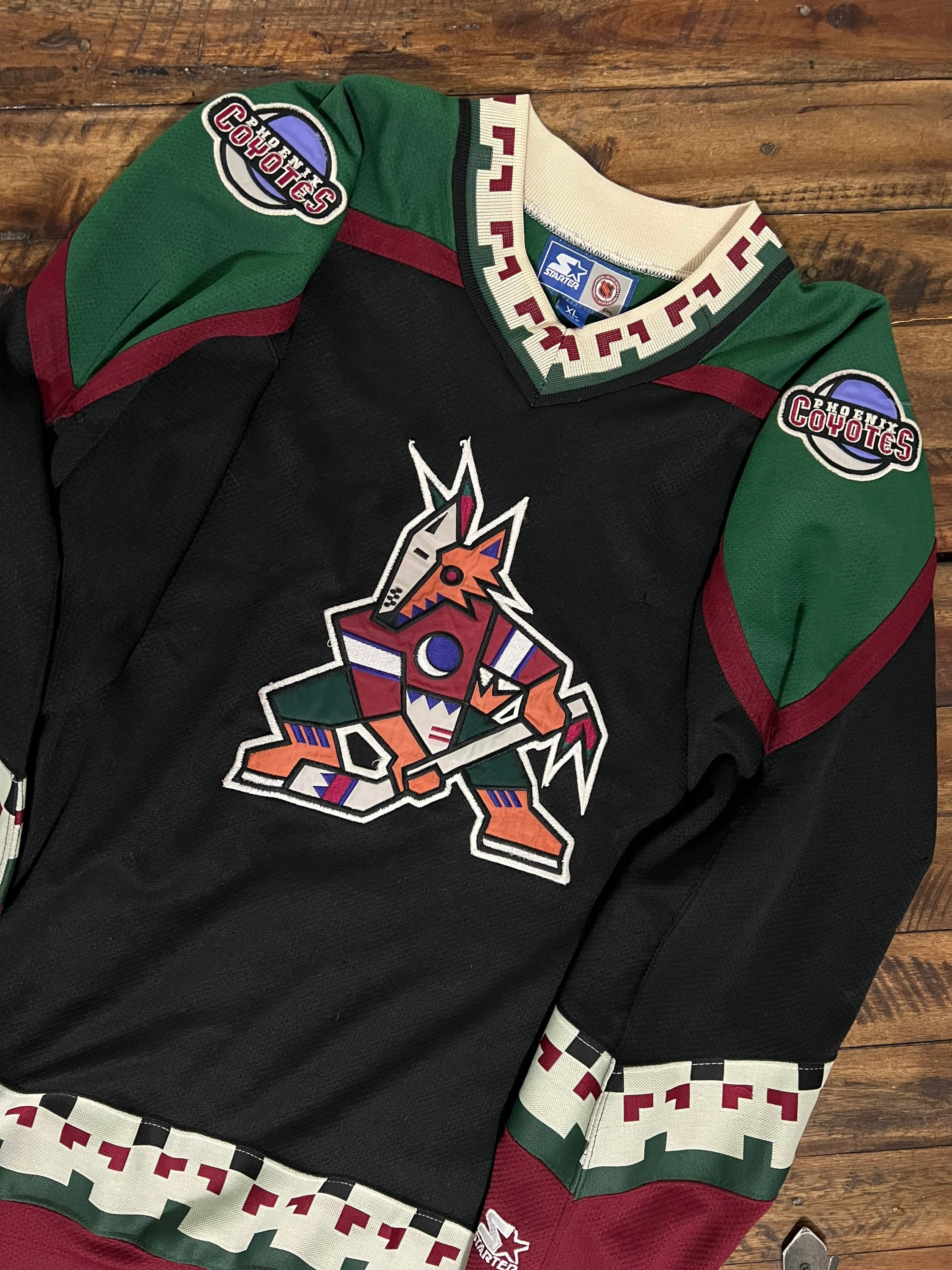 Vintage 1990's Phoenix Coyotes STARTER Hockey Jersey Sz. XL