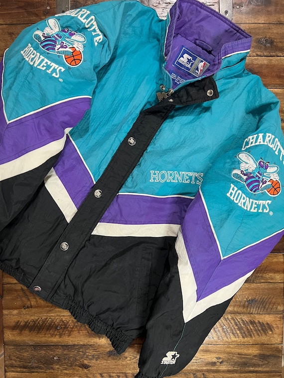 Vintage 90s Hornets Starter Jacket Etsy Denmark