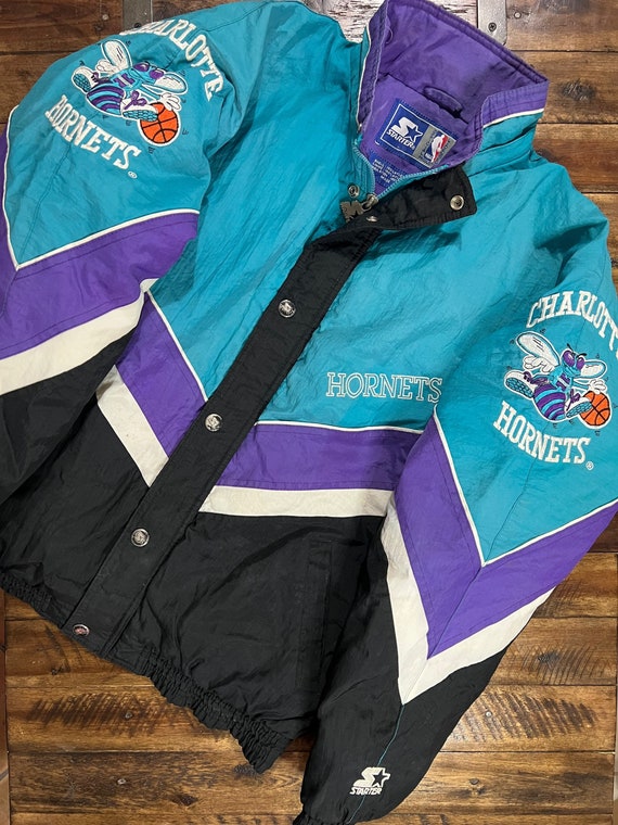 色移り有り Charlotte HORNETS Vintage 90s STARTER | alamiah.edu.sa