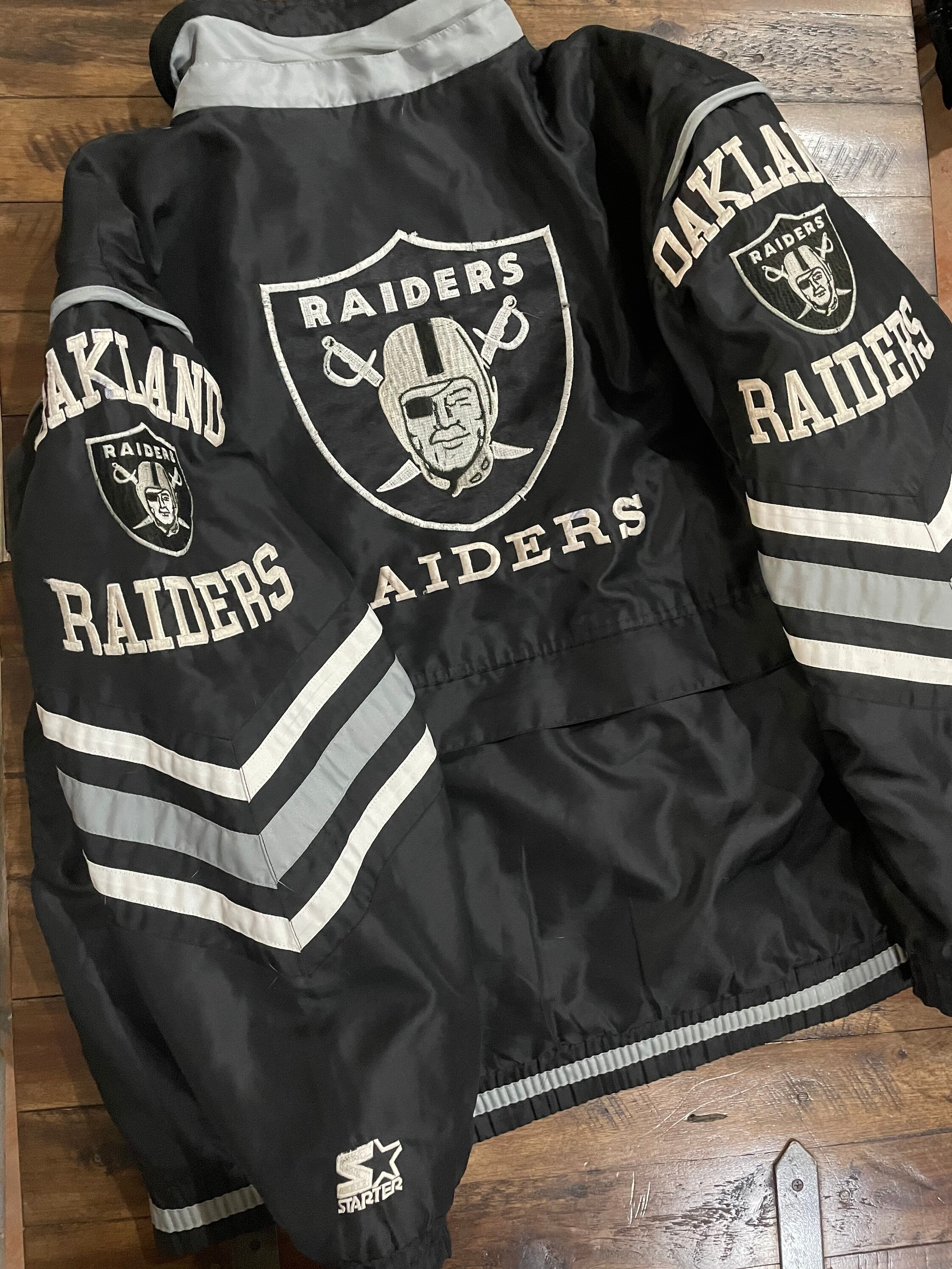 Vintage 90s Oakland Raiders Starter Jacket 