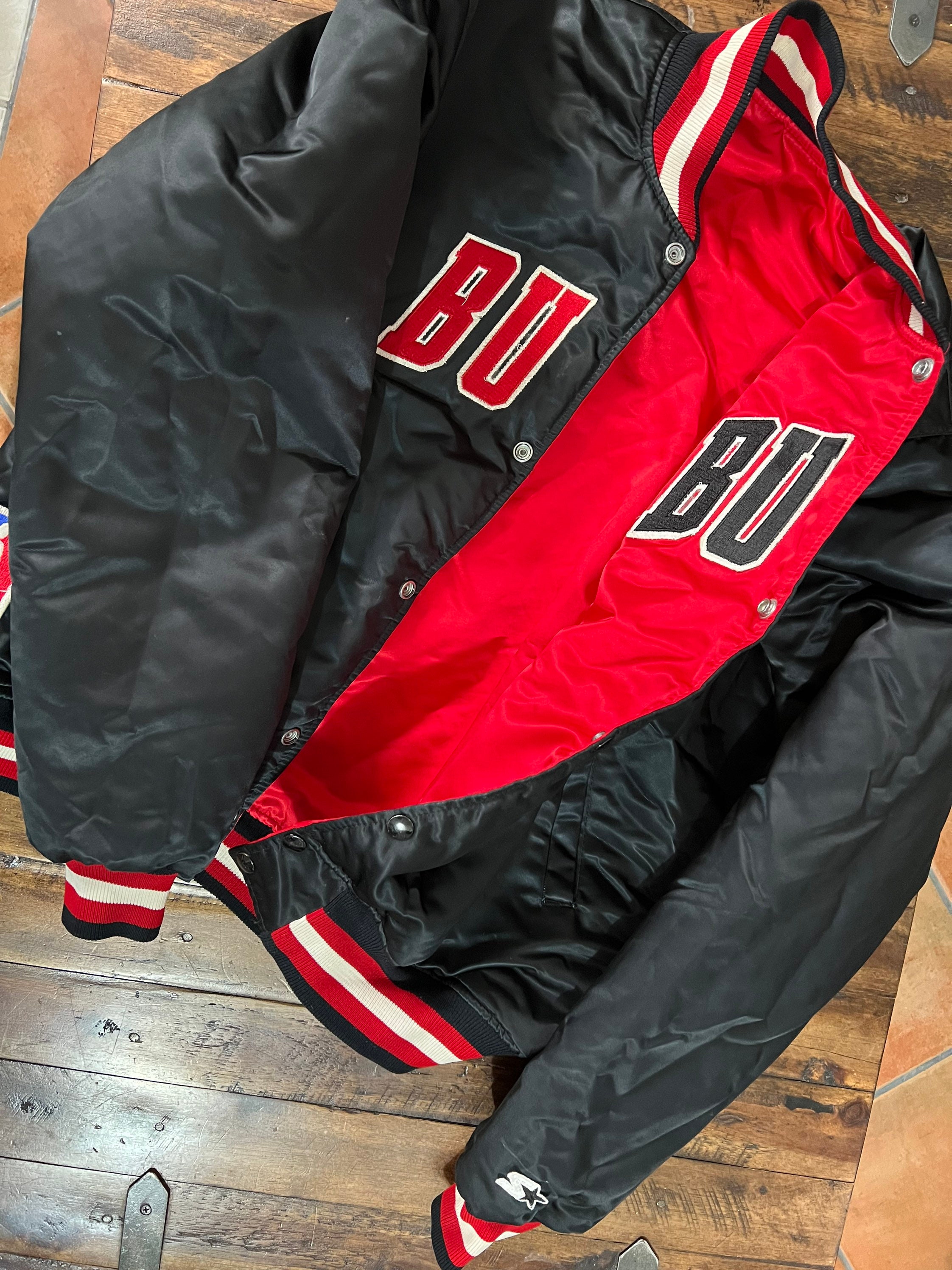 Vintage Chicago Bulls Winter Jacket 90s Youth Large Reversible -   Singapore