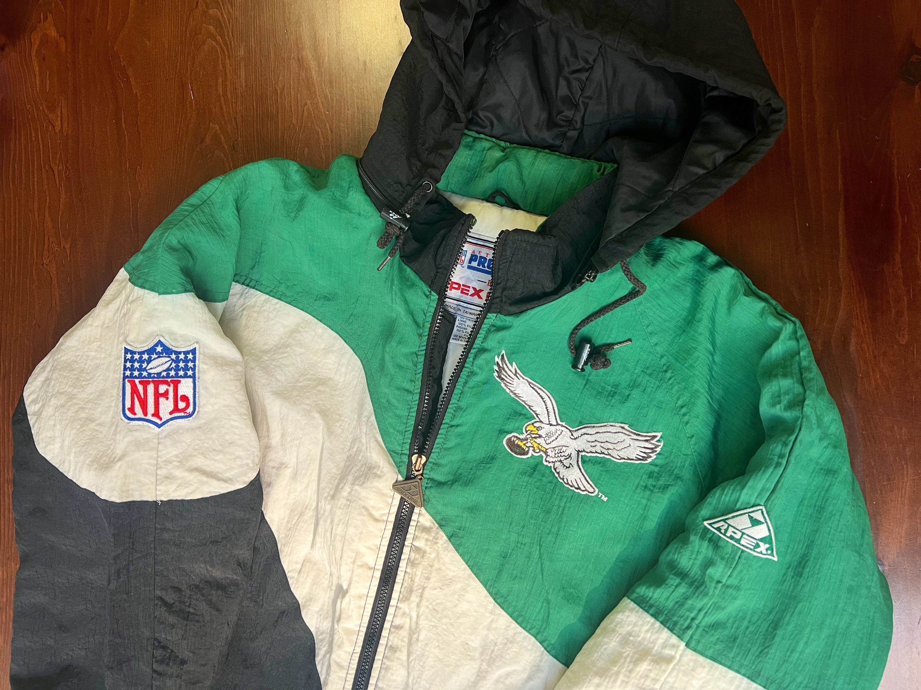 Vintage 90s Philadelphia Eagles Apex One Jacket 