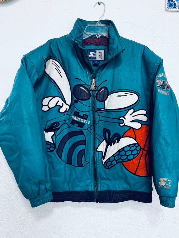 Vintage 90s Charlotte Hornets Starter Jacket - A2 Jackets
