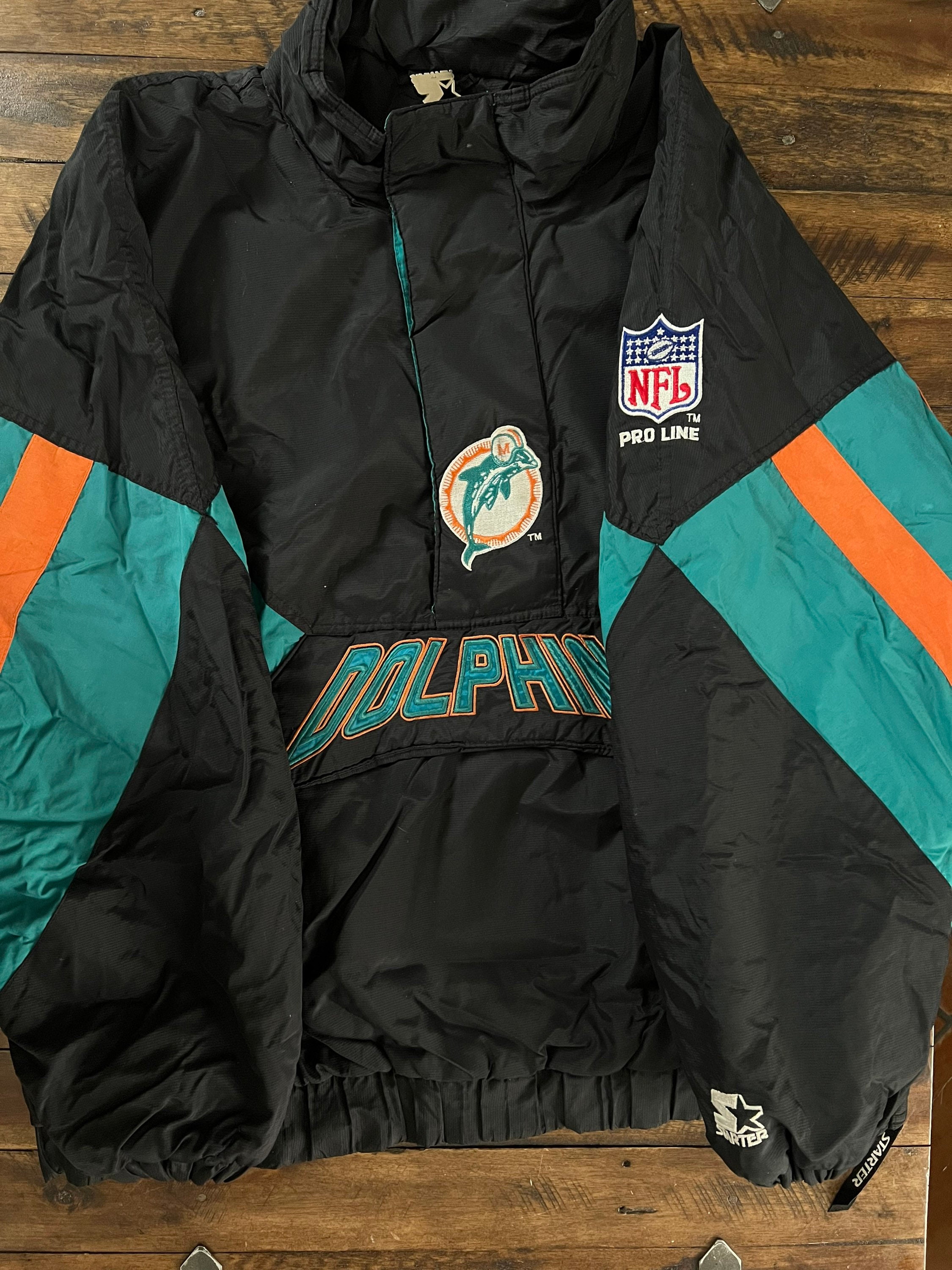 Vintage 90s Miami Dolphins Starter Heavyweight Jacket - Etsy Israel