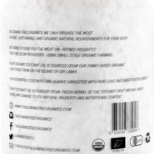 Natural Raw, Organic Pure Unrefined Extra Virgin Coconut Oil Cold Pressed Freshly Harvested By Humans, Brides Gift image 2