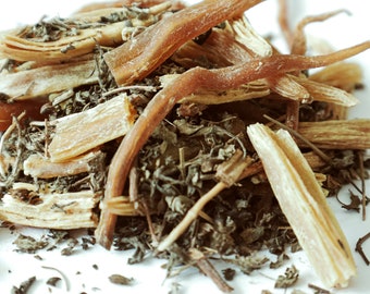 Tulsi and Shatavari Ayurvedic Tea for Balance and Resilience, caliming Herbal Tea Blend tincture, Feeding Mums.