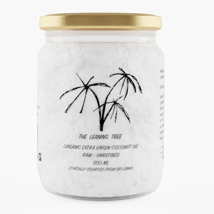 Natural Raw, Organic Pure Unrefined Extra Virgin Coconut Oil Cold Pressed Freshly Harvested By Humans, Brides Gift image 1