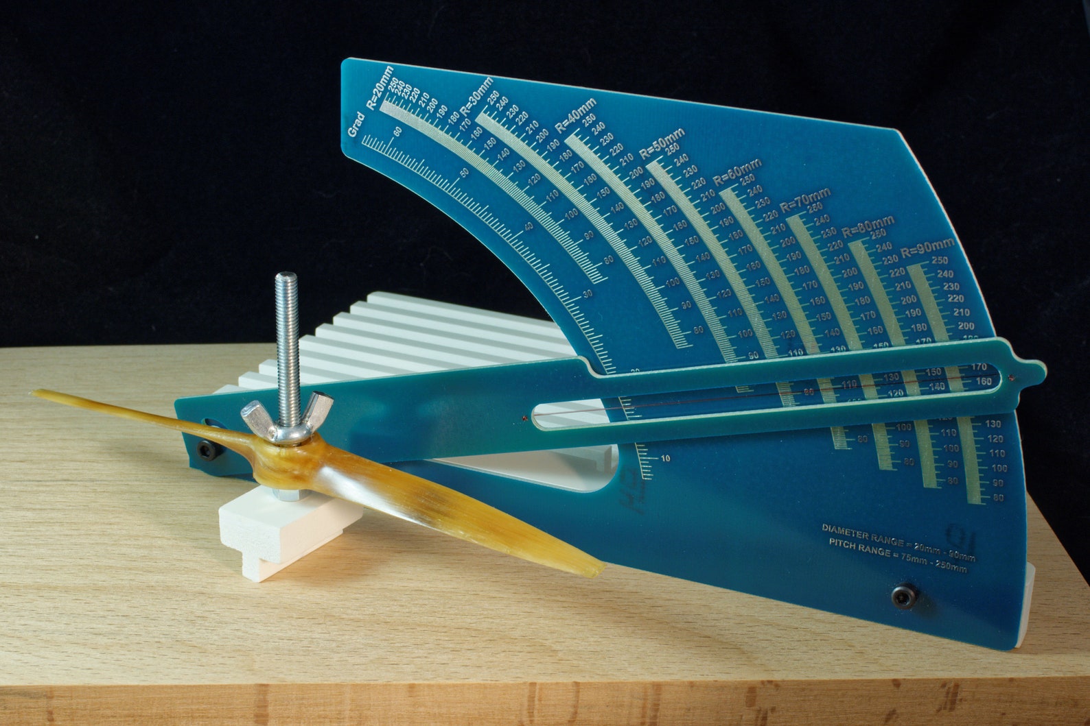 Prop Pitch Gauge up to 180mm, Propeller Pitch Gauge, Propeller ...