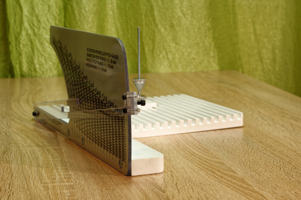 Propeller Pitch Gauge Measure up to a 20 Diam, Pitch up to 10'', Pitch