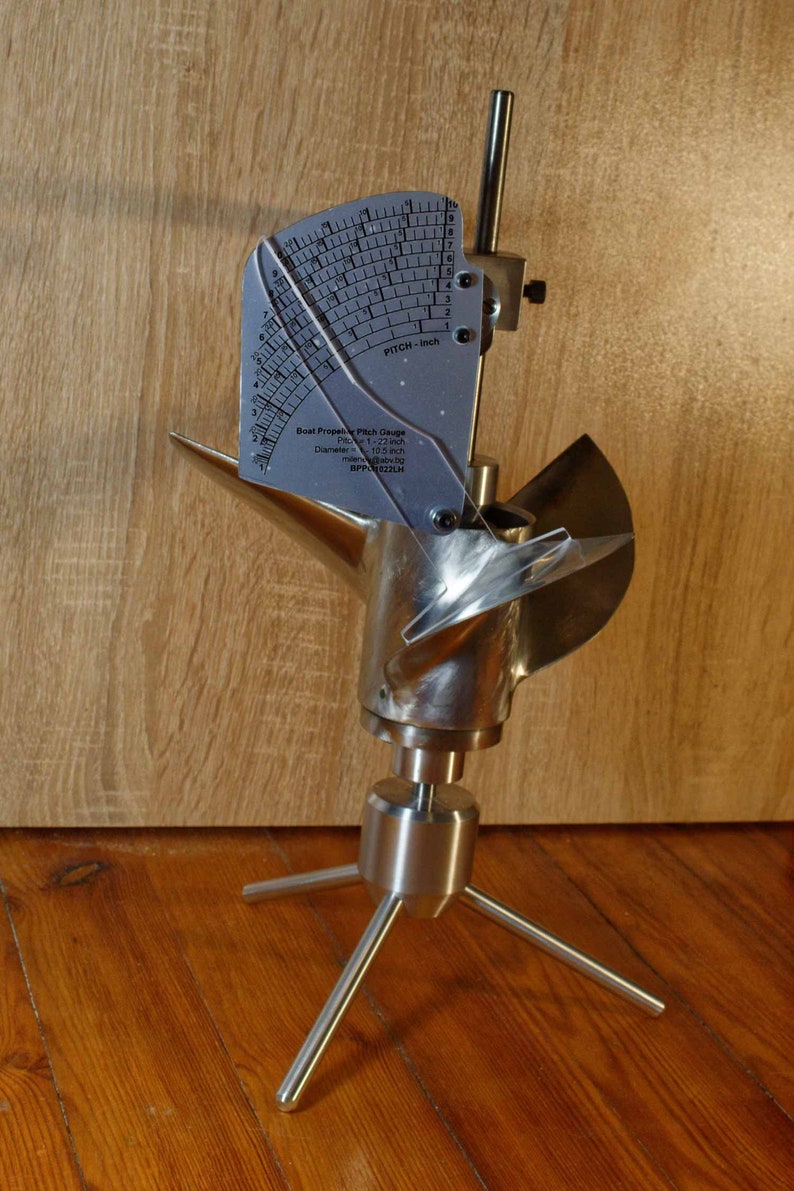 Boat Prop Pitch Gauge up to 10 1/4 In, Prop Radius Measurement From 1