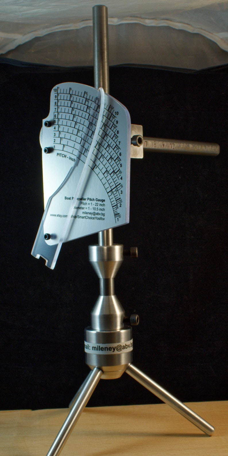 Boat Prop Pitch Gauge up to 10 1/4 in , Marine Propeller Pitch Gauge ...