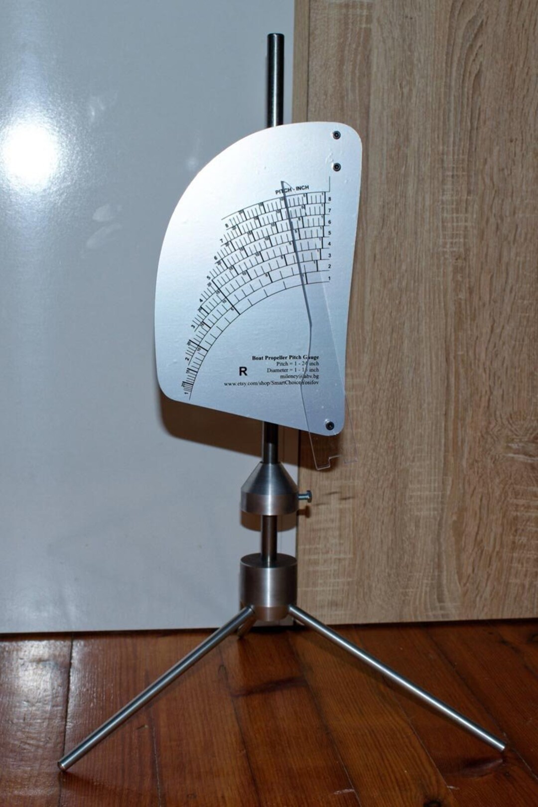 Boat Prop Pitch Gauge up to 15in Diameter and 24in Pitch, Marine Propeller Pitch Gauge