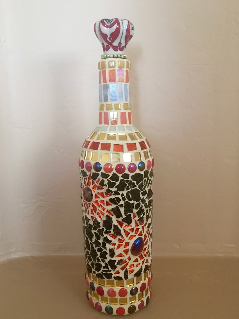 Mosaic Wine Bottle image 1