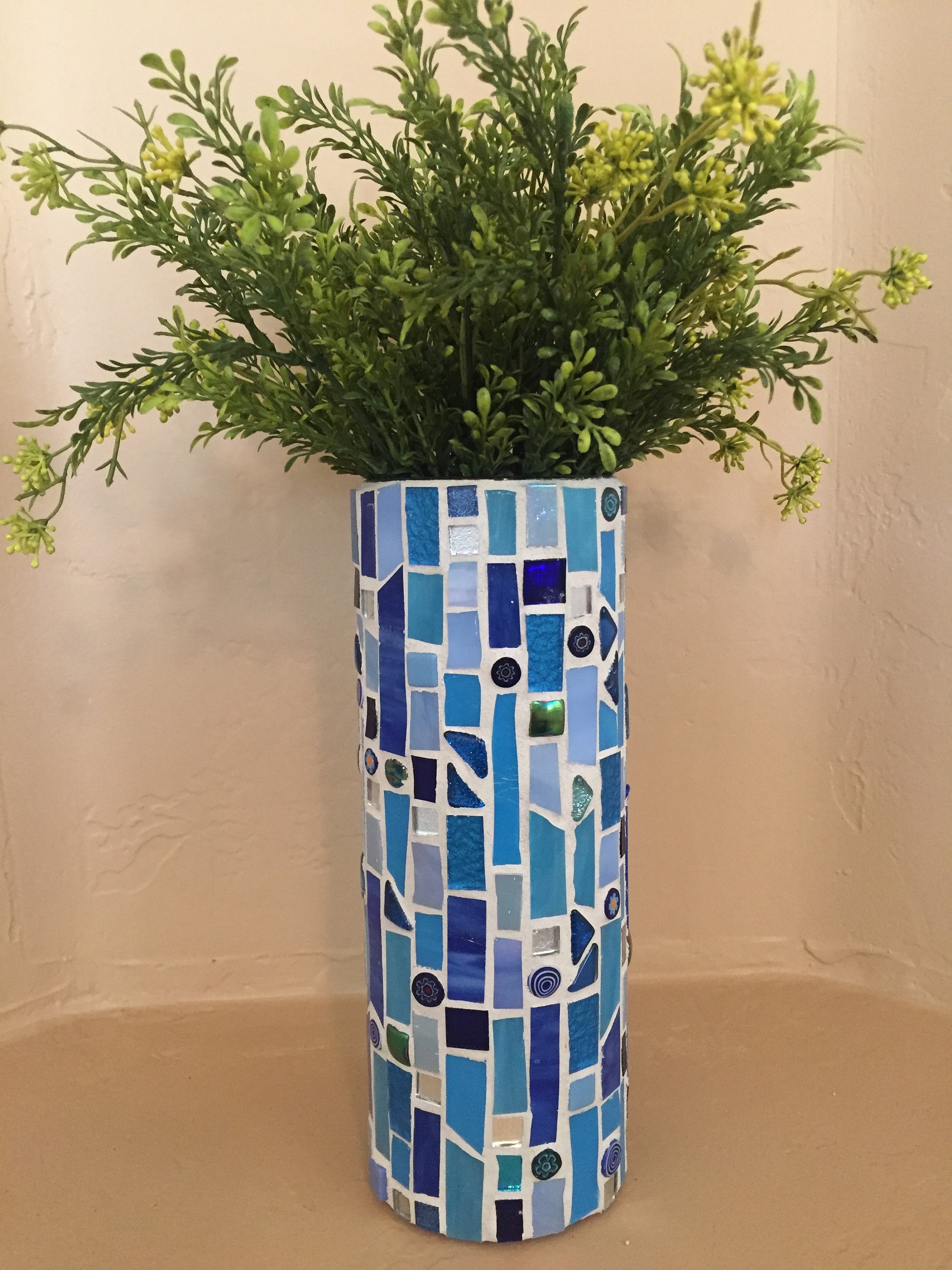 Mosaic Vase Etsy