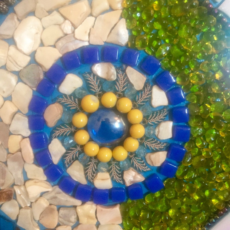 Contemporary Mosaic Wall Hanging Etsy