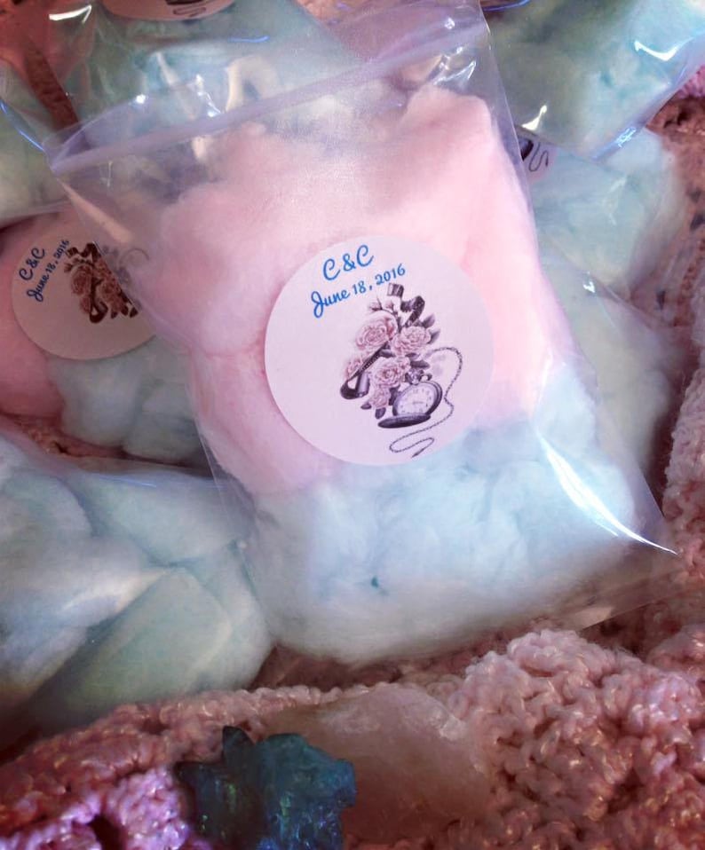 mini cotton candy bags
