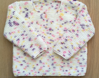 Baby Mädchen Pullover, Baby Pullover, Handgestrickt Pullover, Baby Mädchen Strick