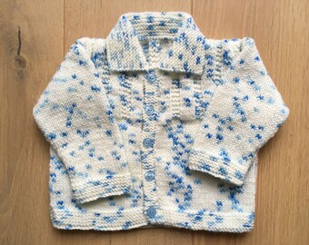 Cardigan bébé, Cardigan bébé garçon, Tricot à la main bébé