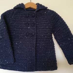 Baby girls cardigan, Baby girl jacket, Baby cardigan, Handknit baby cardigan, Baby knit, Baby girl knit