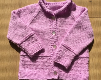 Baby Cardigan, Baby Girl  Cardigan, Baby Handknit