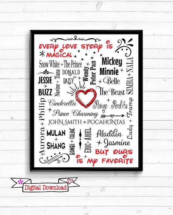 Disney Gift For Couples Disney Wedding Gift Disney Etsy