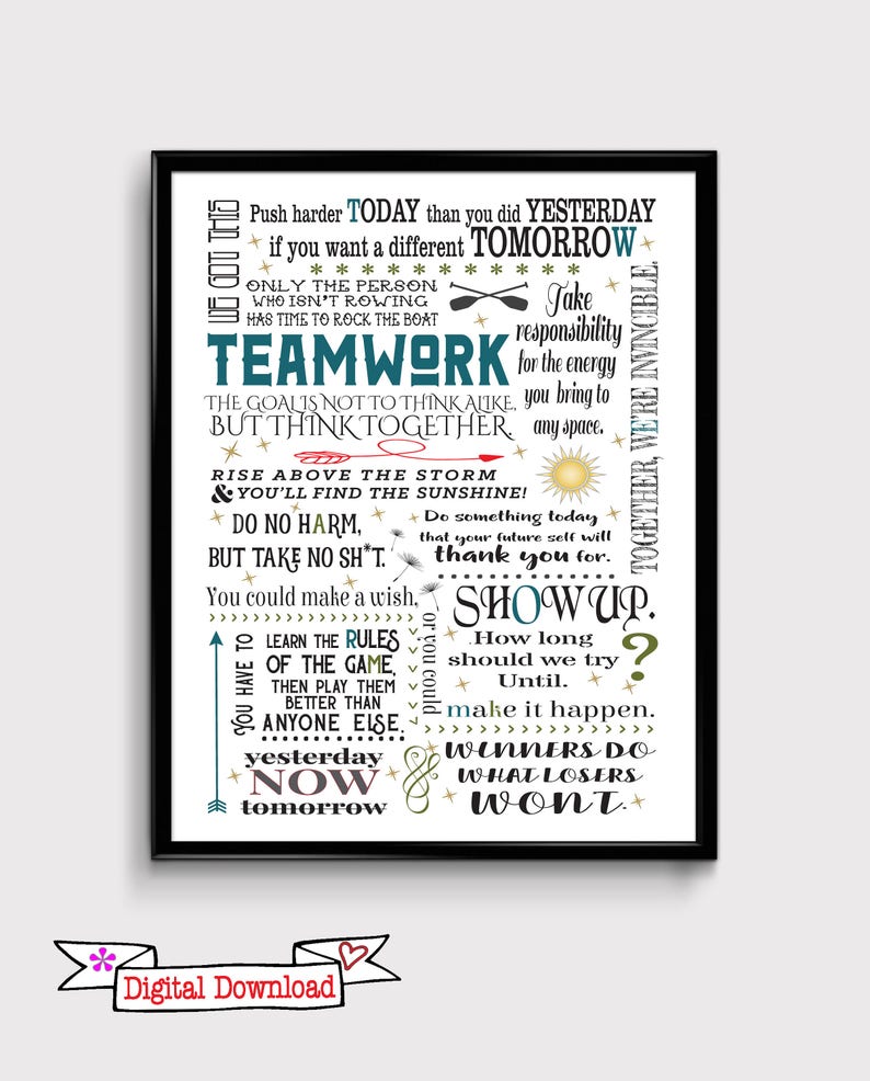 Printable Teamwork Quotes